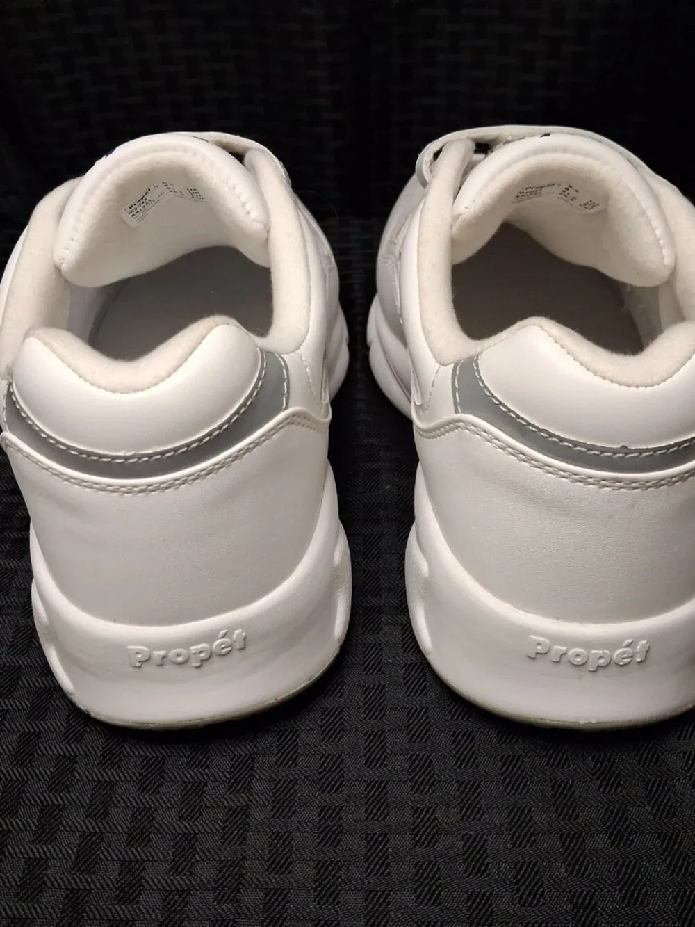 Propet Mens Stability Walker Strap Walking Shoes Size US 8.5 xx (5E) White